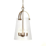 Gold & Glass Statement Chandelier