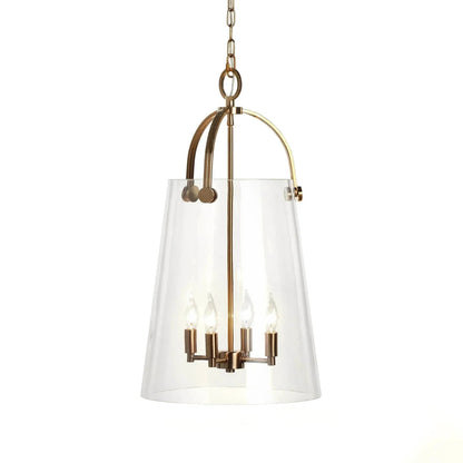 Gold & Glass Statement Chandelier