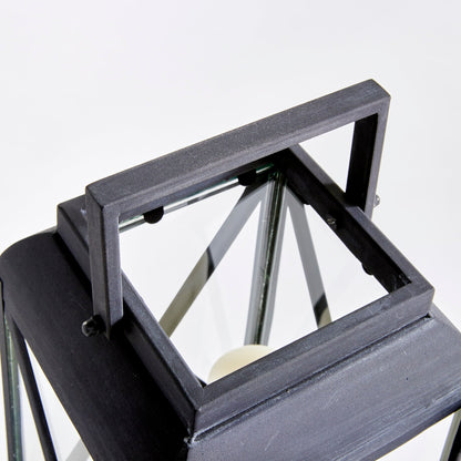 Aged Zinc Outdoor Metal Lantern