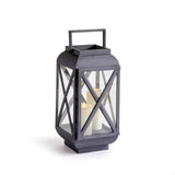 Aged Zinc Outdoor Metal Lantern