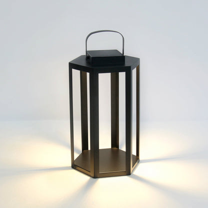 Solar LED Outdoor Lantern with Iron Frame