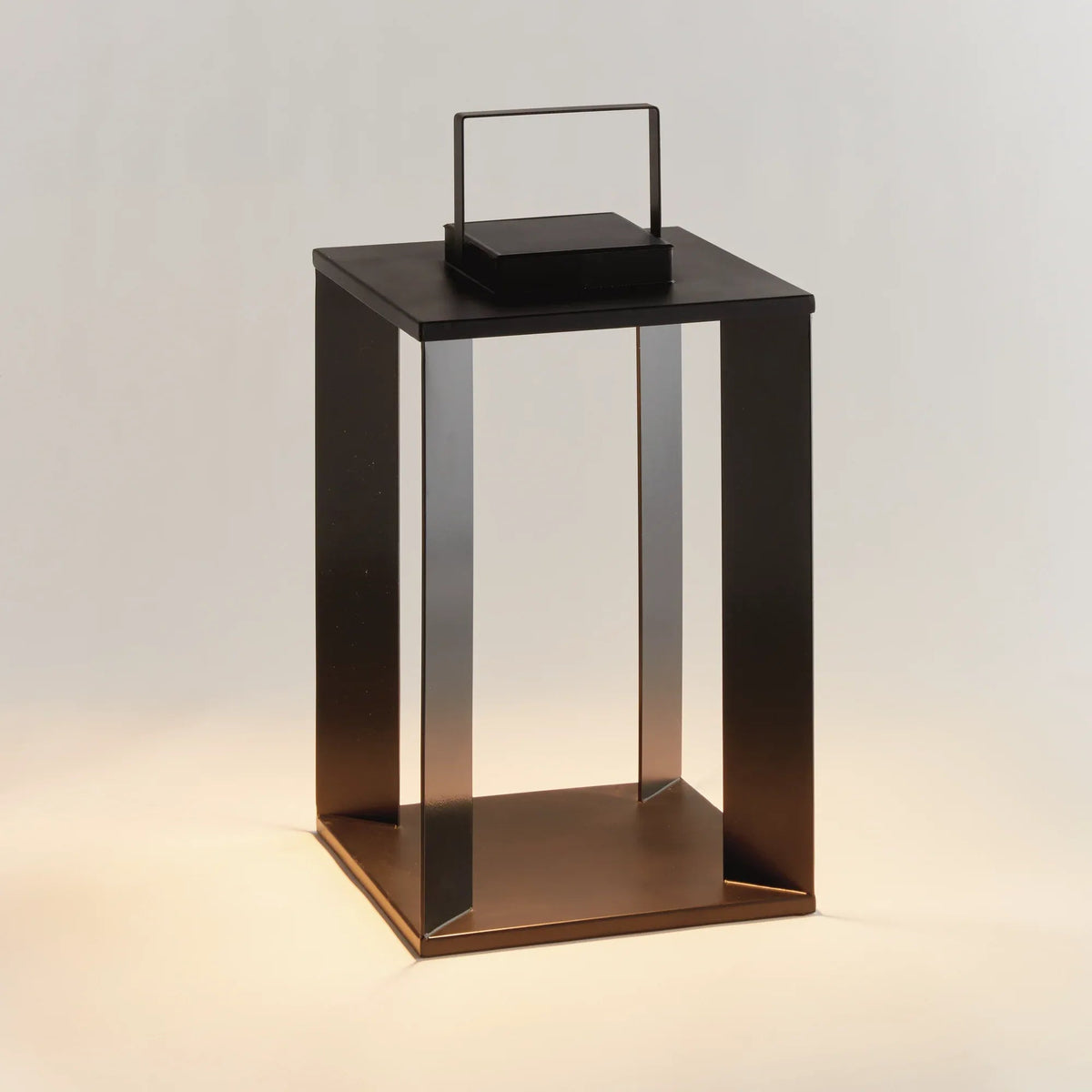 Solar LED Outdoor Lantern with Metal Frame