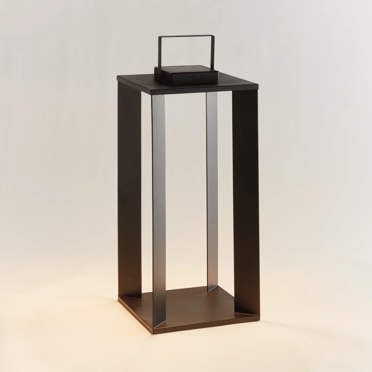 Solar LED Outdoor Lantern with Metal Frame