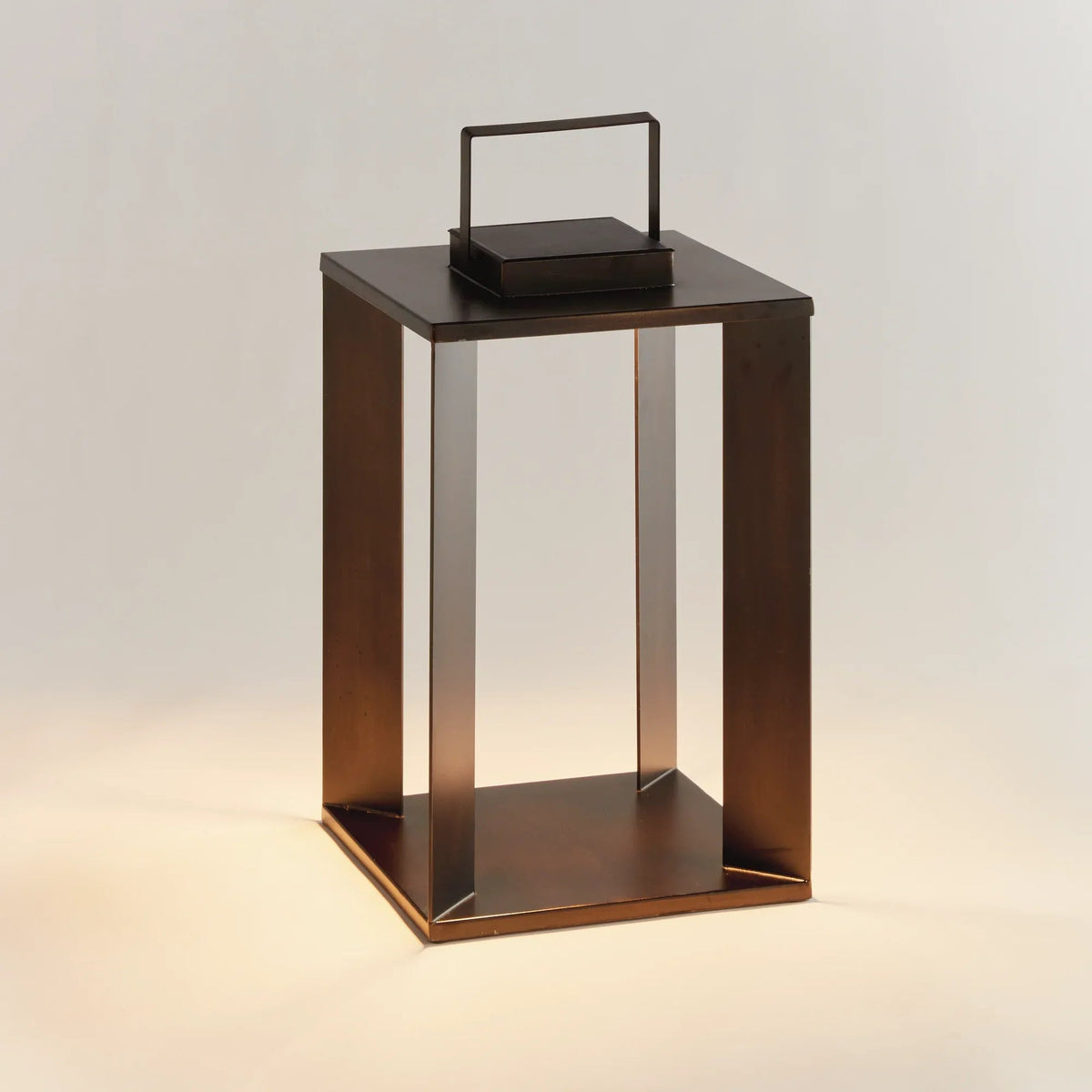 Solar LED Outdoor Lantern with Metal Frame