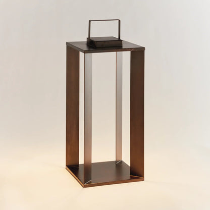 Solar LED Outdoor Lantern with Metal Frame