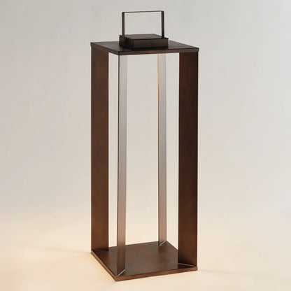 Solar LED Outdoor Lantern with Metal Frame