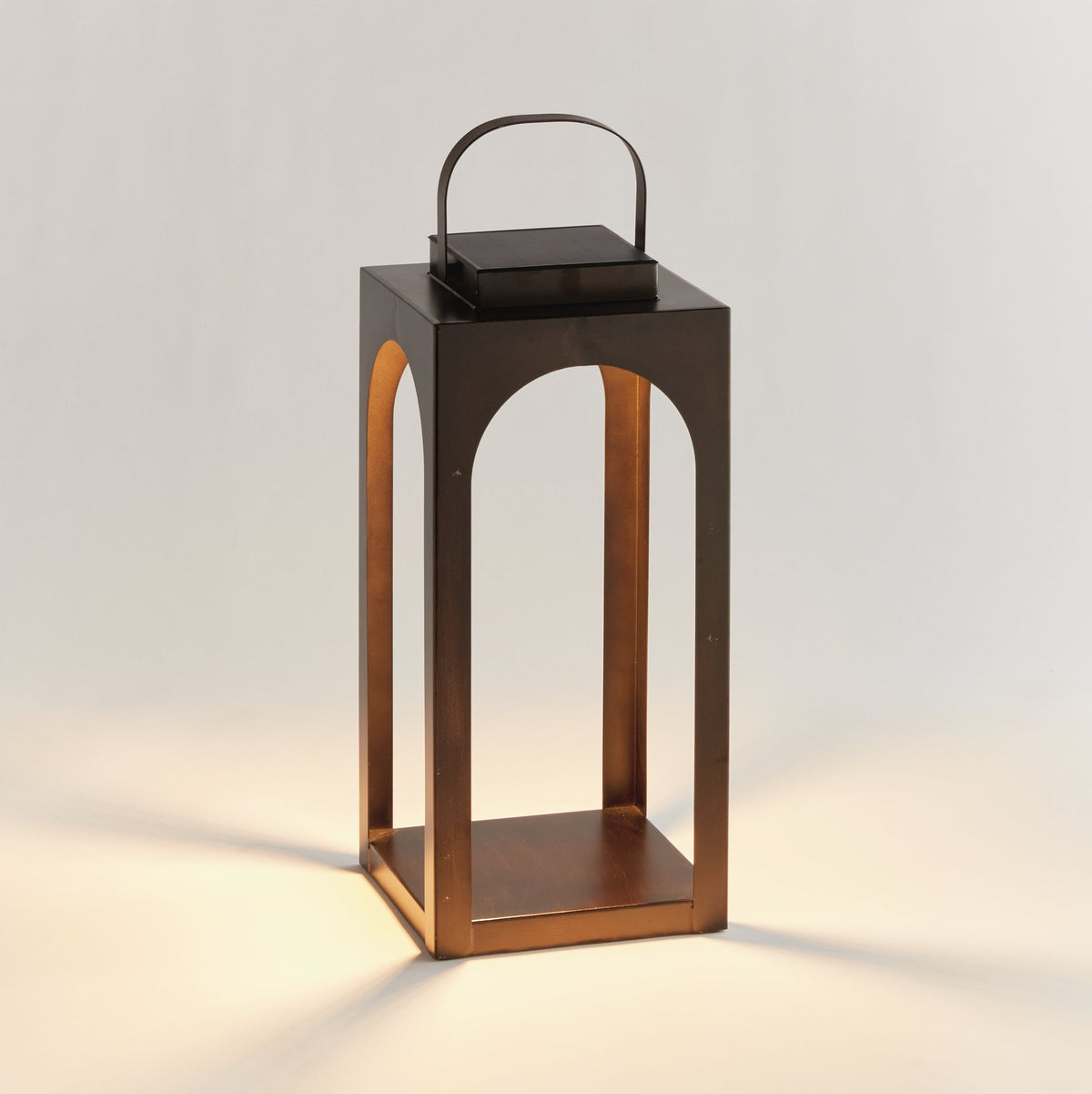 Arched Solar LED Outdoor Lantern