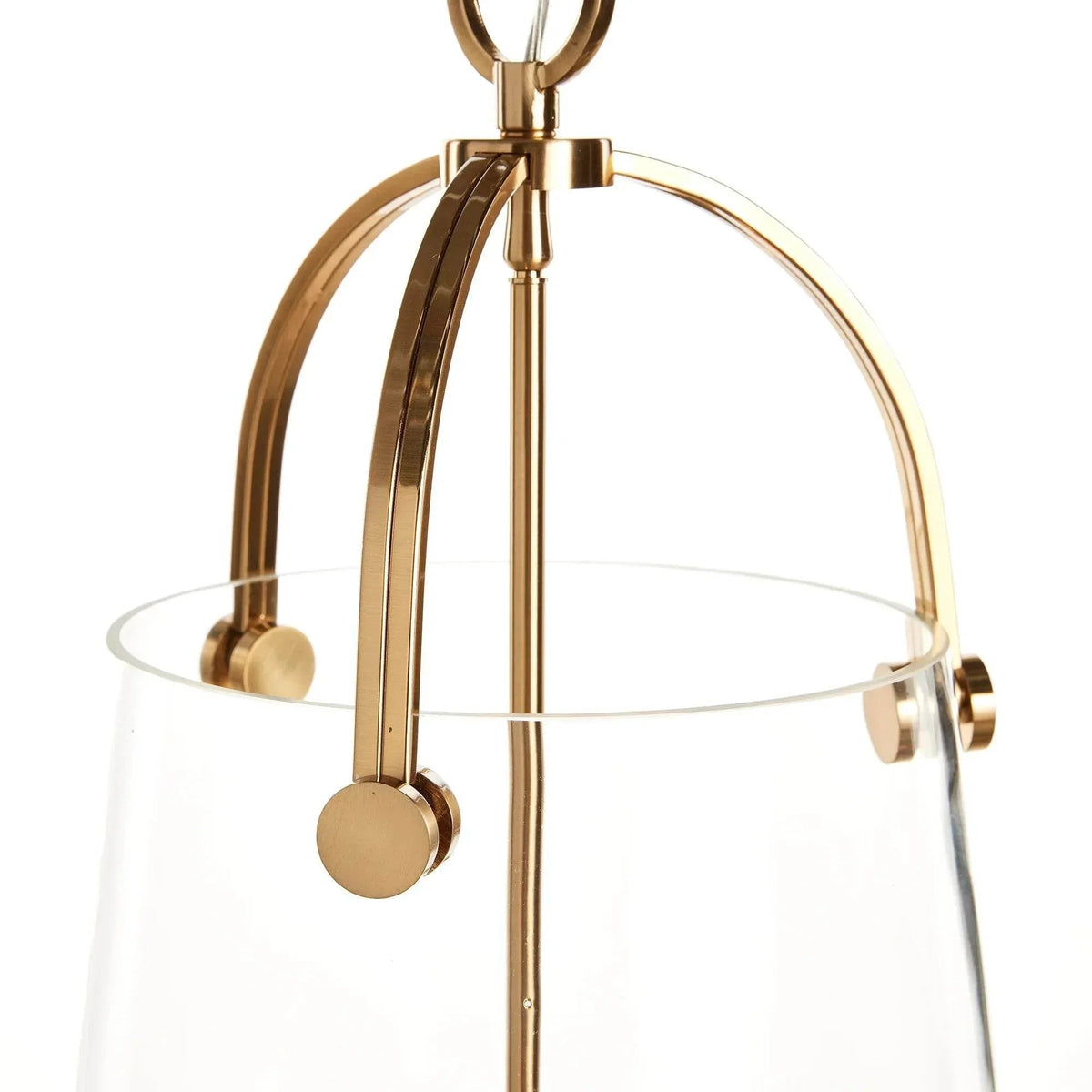 Gold & Glass Statement Chandelier