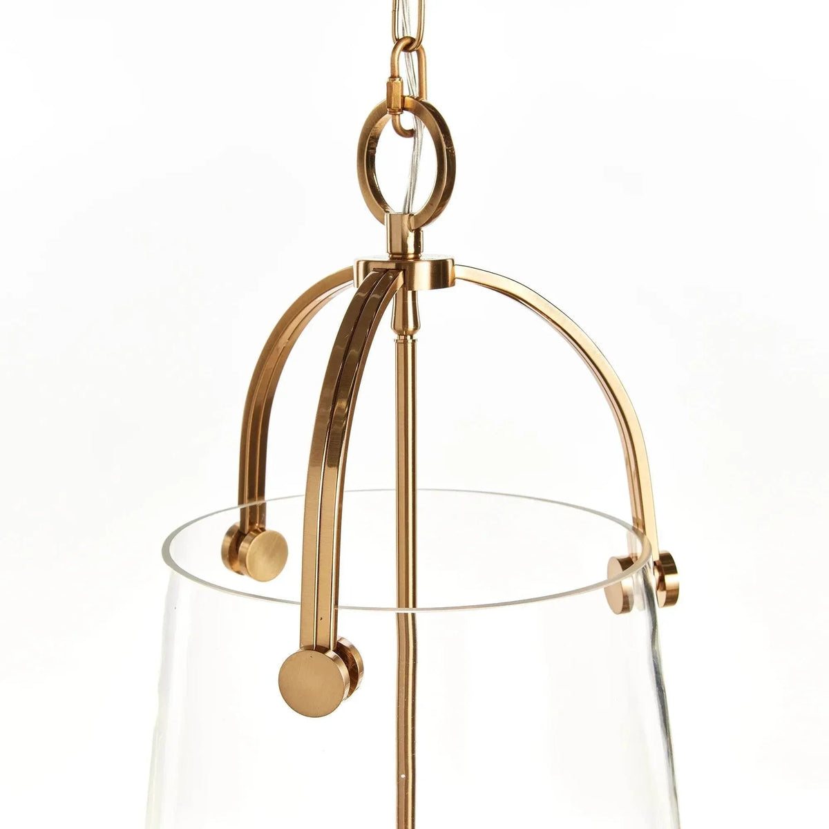 Gold & Glass Statement Chandelier