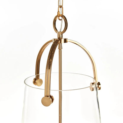 Gold & Glass Statement Chandelier