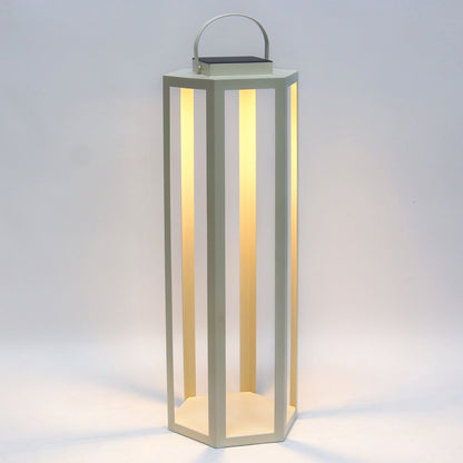 Solar LED Outdoor Lantern with Iron Frame