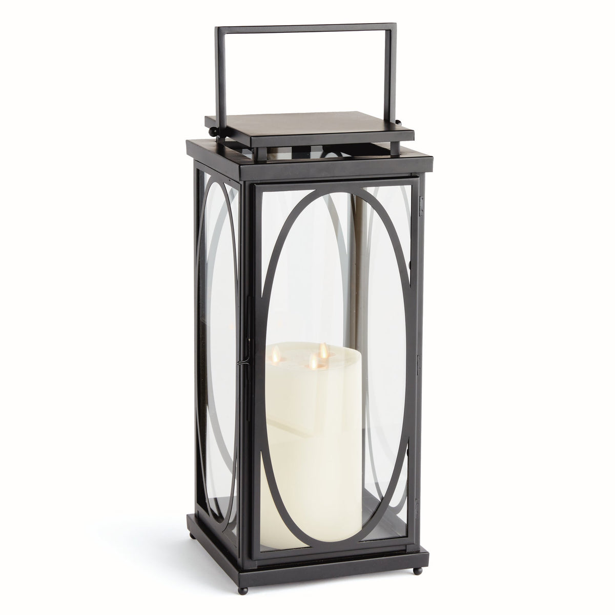 Oval Frame Candle Lantern