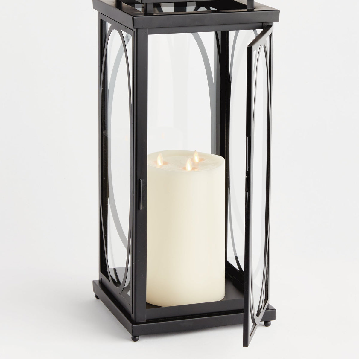 Oval Frame Candle Lantern