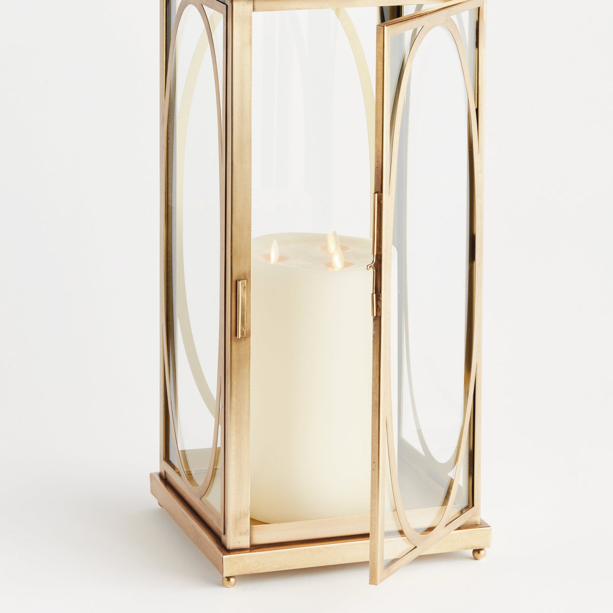 Oval Frame Candle Lantern