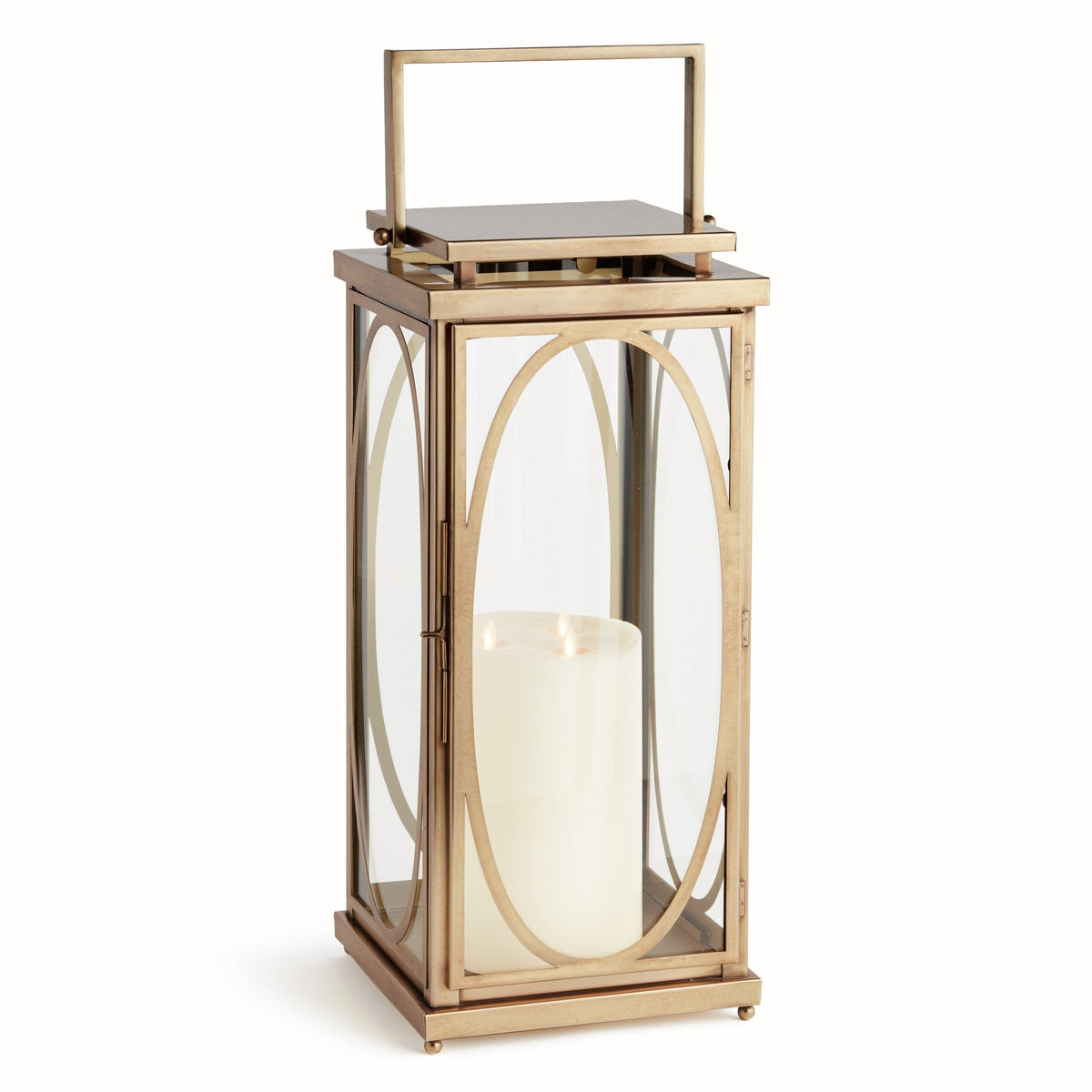 Oval Frame Candle Lantern
