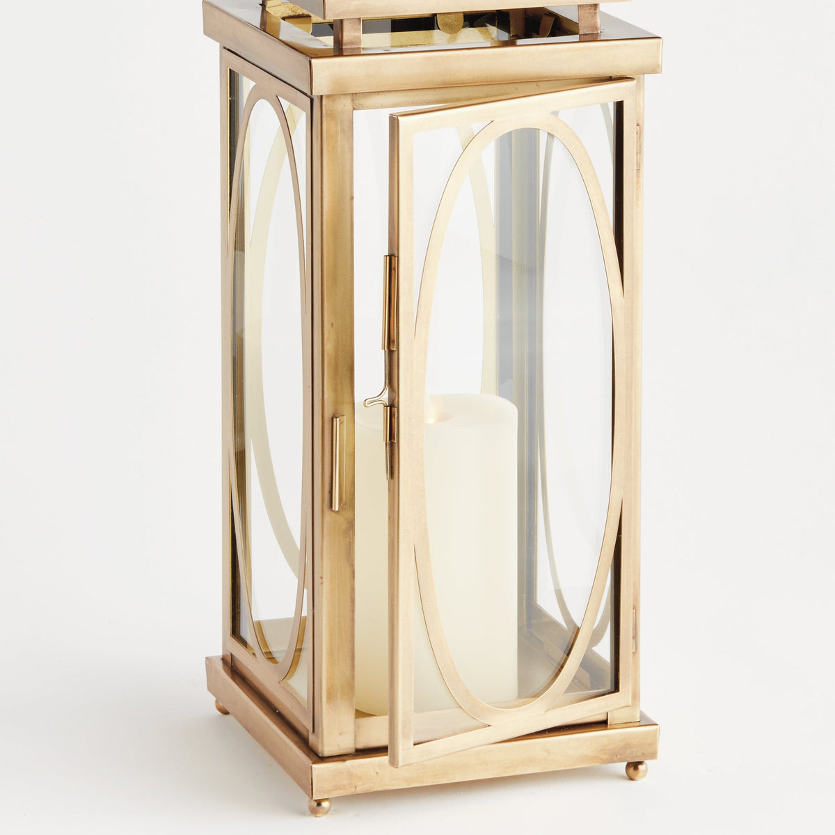 Oval Frame Candle Lantern