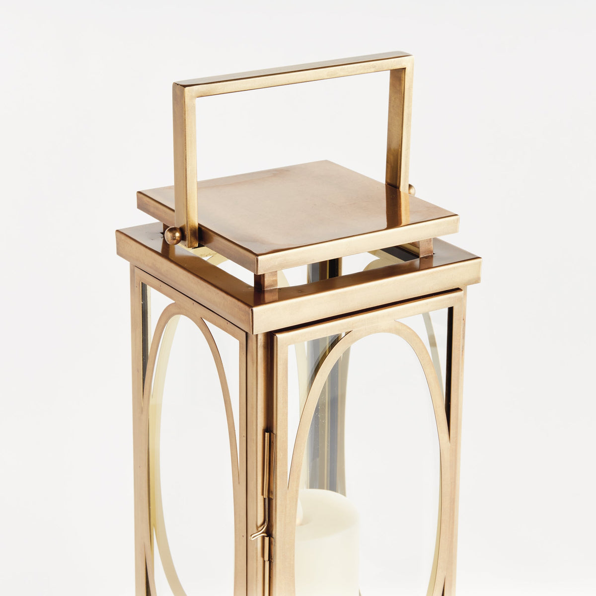 Oval Frame Candle Lantern
