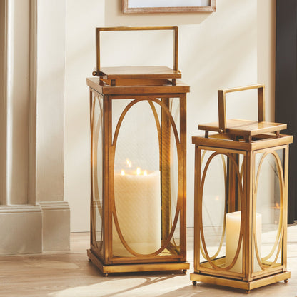 Oval Frame Candle Lantern