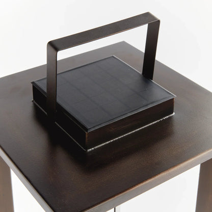 Solar LED Outdoor Lantern with Metal Frame
