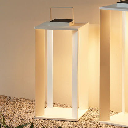 Solar LED Outdoor Lantern with Metal Frame