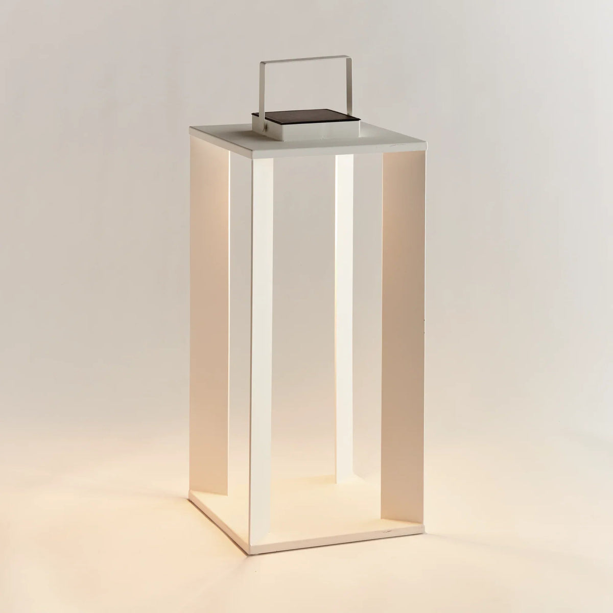 Solar LED Outdoor Lantern with Metal Frame
