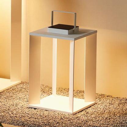 Solar LED Outdoor Lantern with Metal Frame